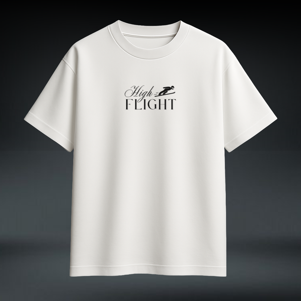 Oberstdorf White Oversized Tee