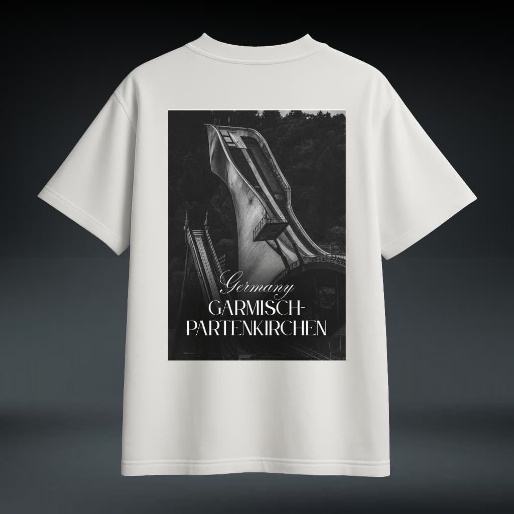 Garmisch White Oversized Tee