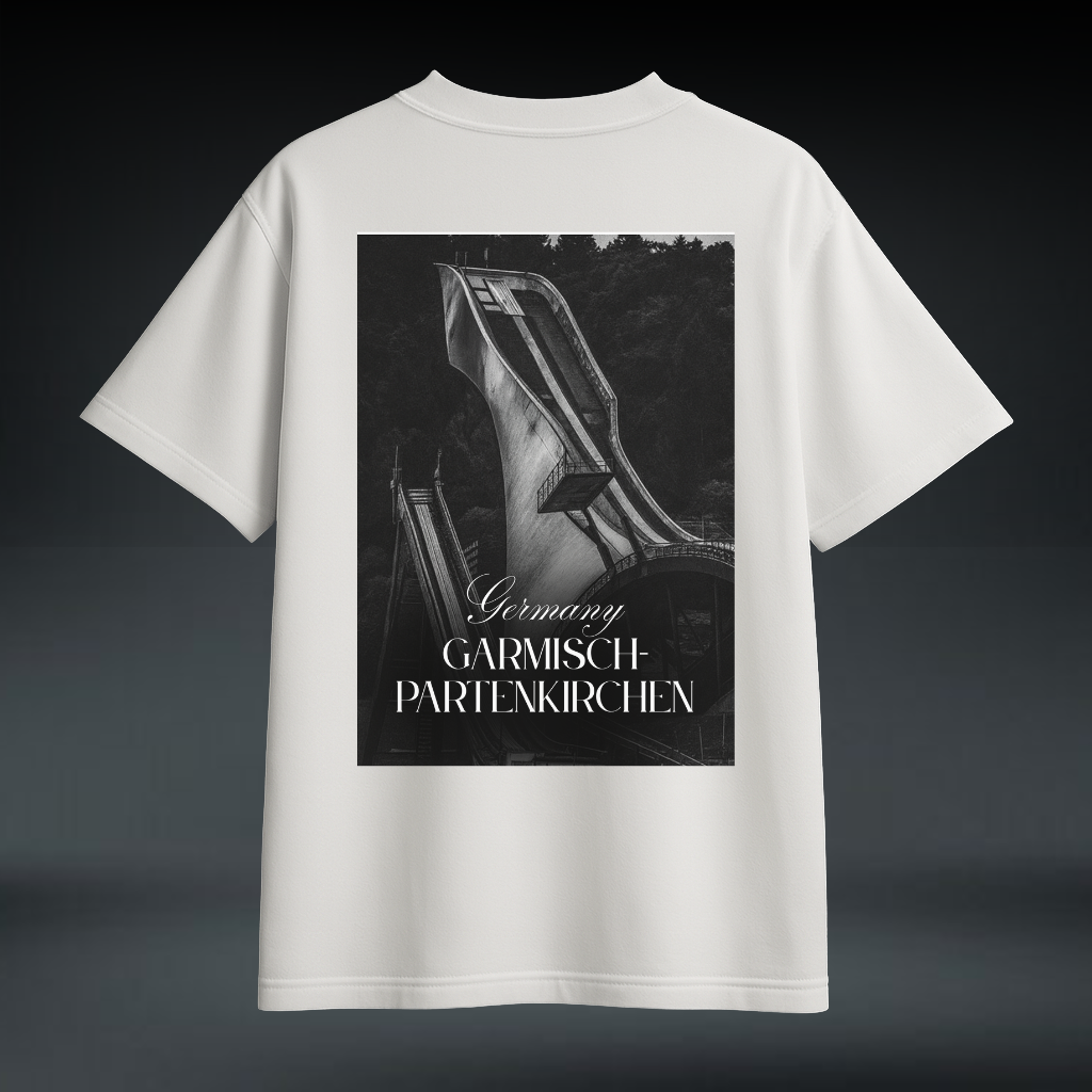 Garmisch White Oversized Tee