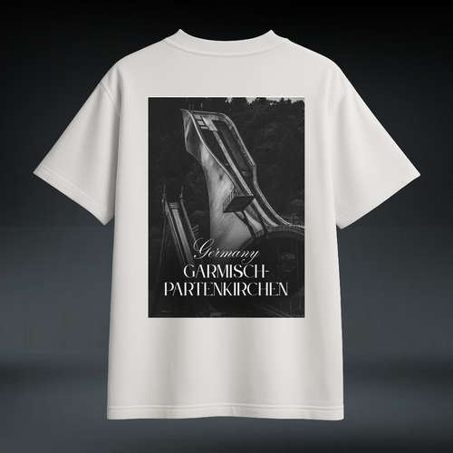 Garmisch White Oversized Tee