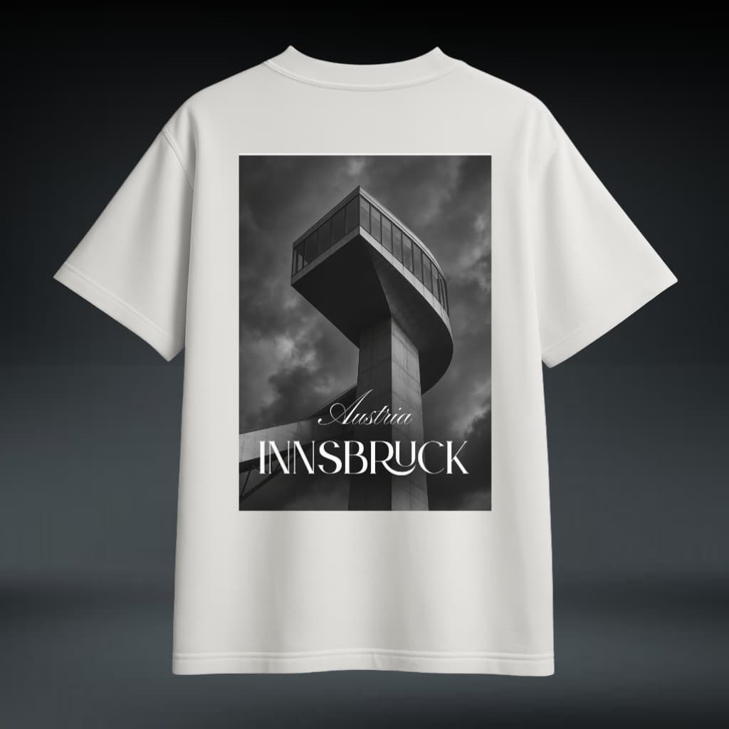 Innsbruck White Oversized Tee