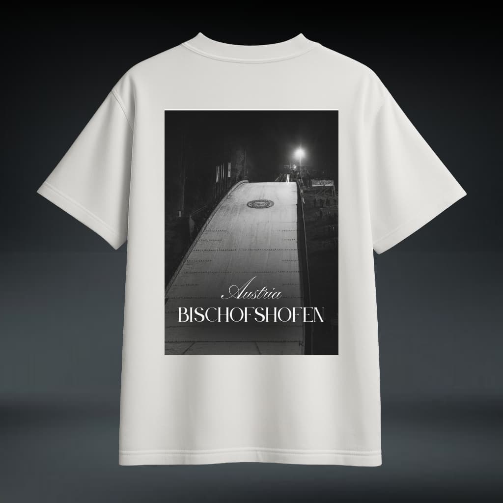 Bischofshofen White Oversized Tee