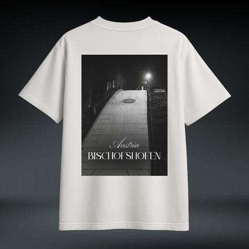 Bischofshofen White Oversized Tee