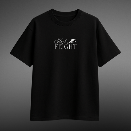 Garmisch Black Oversized Tee