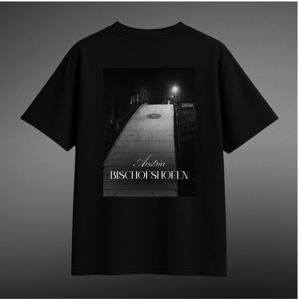 Bischofshofen Black Oversized Tee