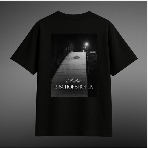Bischofshofen Black Oversized Tee